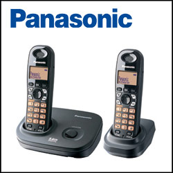 "Panasonic - KX-TG4312BX - Dual Handset - Click here to View more details about this Product